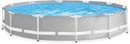 Above Ground Swimming Pool, 12' x 30", Prism Frame, Gray - Large Backyard Outdoor Round Summer Pool for Family, Easy Set Up, 24-Inch Deep Water