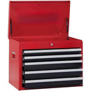 26-in W x 19.75-in H 5-Drawer Steel Tool Chest (Red)