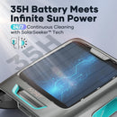 Solar Pool Skimmer with APP Support, 24/7 Cleaning, Dual Charging Modes, Smart Obstacle Avoidance, Ideal for All Swimming Pool Types