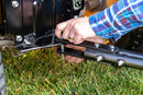 18" x 48" Tow Behind Poly Lawn Roller 550 lbs Weight with Water, Poly Drum and Steel Frame, with Plug. Designed for Lawn and Garden Tractors