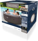 Inflatable Hot Tub Spa (71" x 26") | Portable Hot Tub with 2 Covers (1 Energy-Efficient Thermal Cover and 1 Standard Cover) | Fits Up to 2-4 Persons | Black