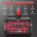 135Amp MIG Welder,110V Flux Core Welder Flux Core MIG/Lift TIG/Stick 3-in-1 Large LED Digital Display Welding Machine IGBT Inverter Welder FLUX-135PRO