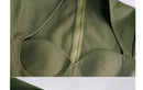 Women's Long Sleeve Hollow-Out Knit Maxi Dress – Elegant Mid-Waist Fashion Long Dress