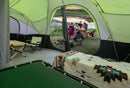 Camping Tent 10-Person-Family Tents, Parties, Music Festival Tent, Big, Easy Up, 5 Large Mesh Windows, Double Layer, 2 Room, Waterproof, Weather Resistant, 18ft x 9ft x78in