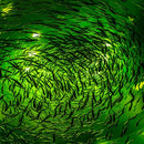NS 500W LED Underwater Fishing Light 35,000 Lumen Night Fish Attracting Light IP68 Waterproof AC110V