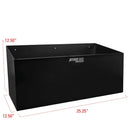 Dual Fuel Jug Holder – Aluminum Design for Two 5 Gallon Jugs, Black Storage Organizer for Trailers & Garages