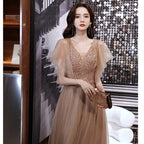 Long Hostess Dress Evening Dress