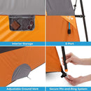 Straight Wall Cabin Tents | 10 Person / 11 Person / 12 Person Large Multi Room Family Tents for Car Camping & Outdoor Adventures