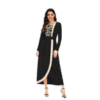New Long Dress Embroidery Beaded Long Slim Fit Dress
