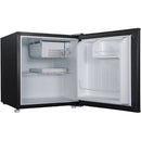 1.7-Cu. Ft. Single-Door Mini Refrigerator with Half-Width Chiller Compartment Black