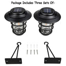 home zone security solar outdoor decorative glass wall lantern light no wiring
