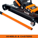2 Ton (4000 lbs) Floor Jack - Car Hydraulic Trolley Lift