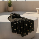 Lightweight animal print voile scarf for everyday fashion