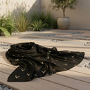 Lightweight animal print voile scarf for everyday fashion
