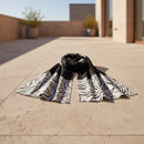 Long breathable cotton gauze scarf for spring fall and winter