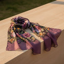 Women's lightweight floral print voile scarf for everyday fashion