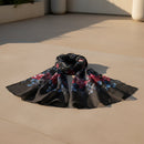 Women's lightweight floral print voile scarf for everyday fashion
